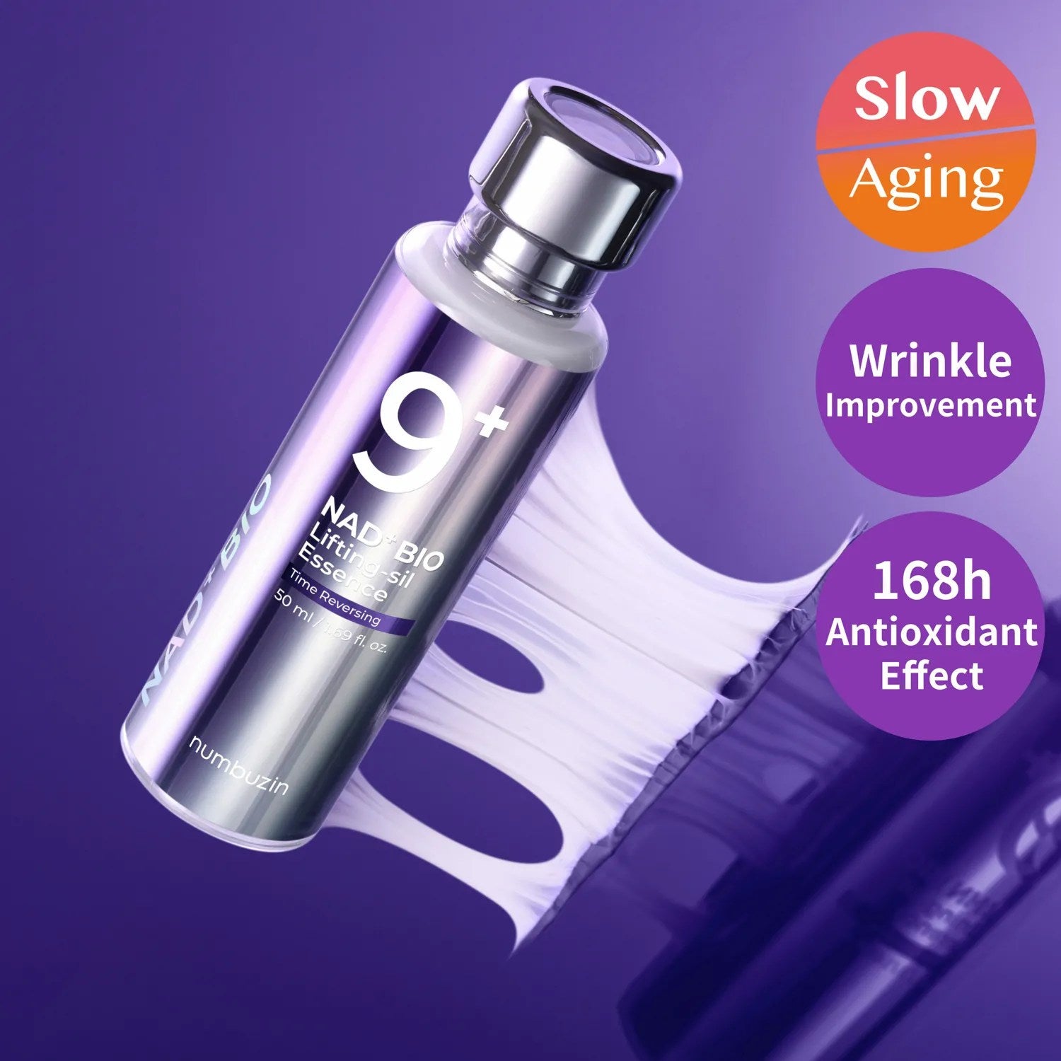 numbuzin No.9 NAD Bio Lifting-Sil Essence (50ml) | Kiyoko Beauty