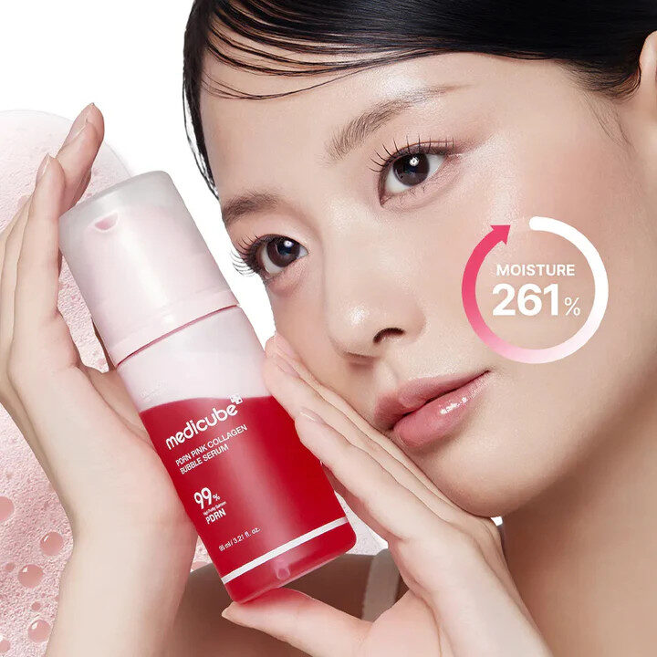 Medicube PDRN Pink Collagen Bubble Serum (95ml)