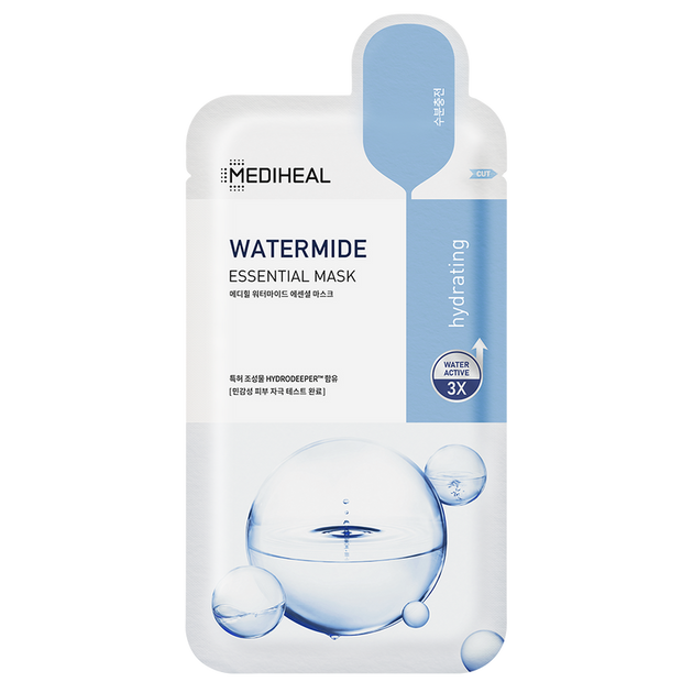 MEDIHEAL Hyaluronate Watermide Essential Mask (10pcs) - Kiyoko Beauty