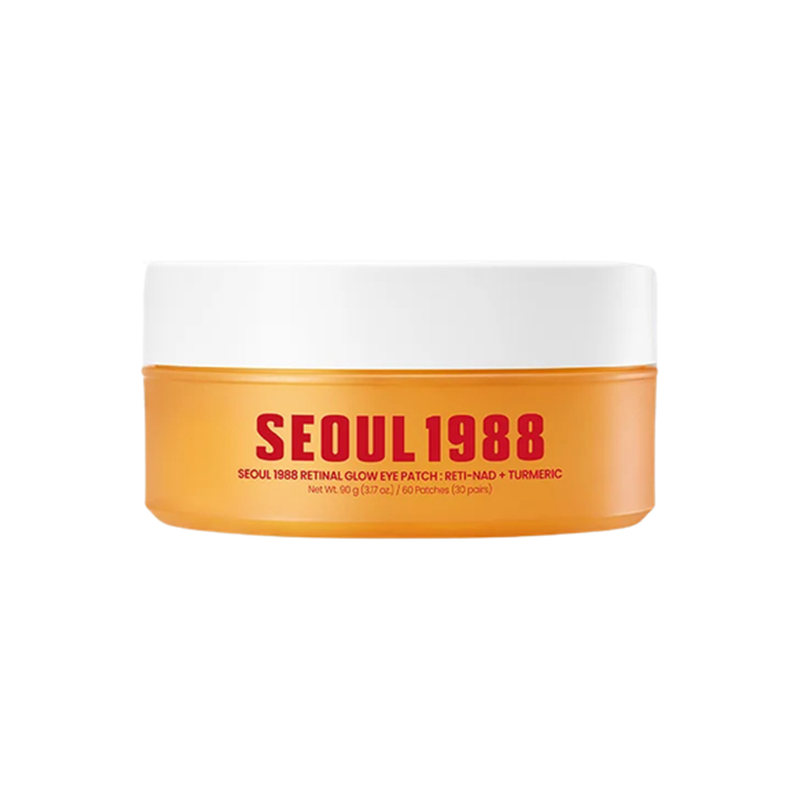 K-SECRET SEOUL 1988 Retinal Glow Eye Patch: RETI-NAD + Turmeric (60pcs) - Kiyoko Beauty