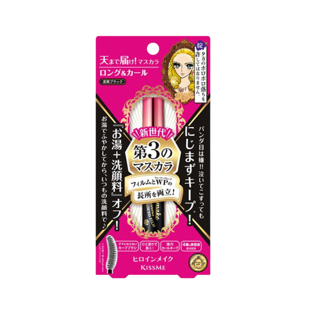 KISSME Heroine Make Long & Curl Mascara Advanced Film - Kiyoko Beauty