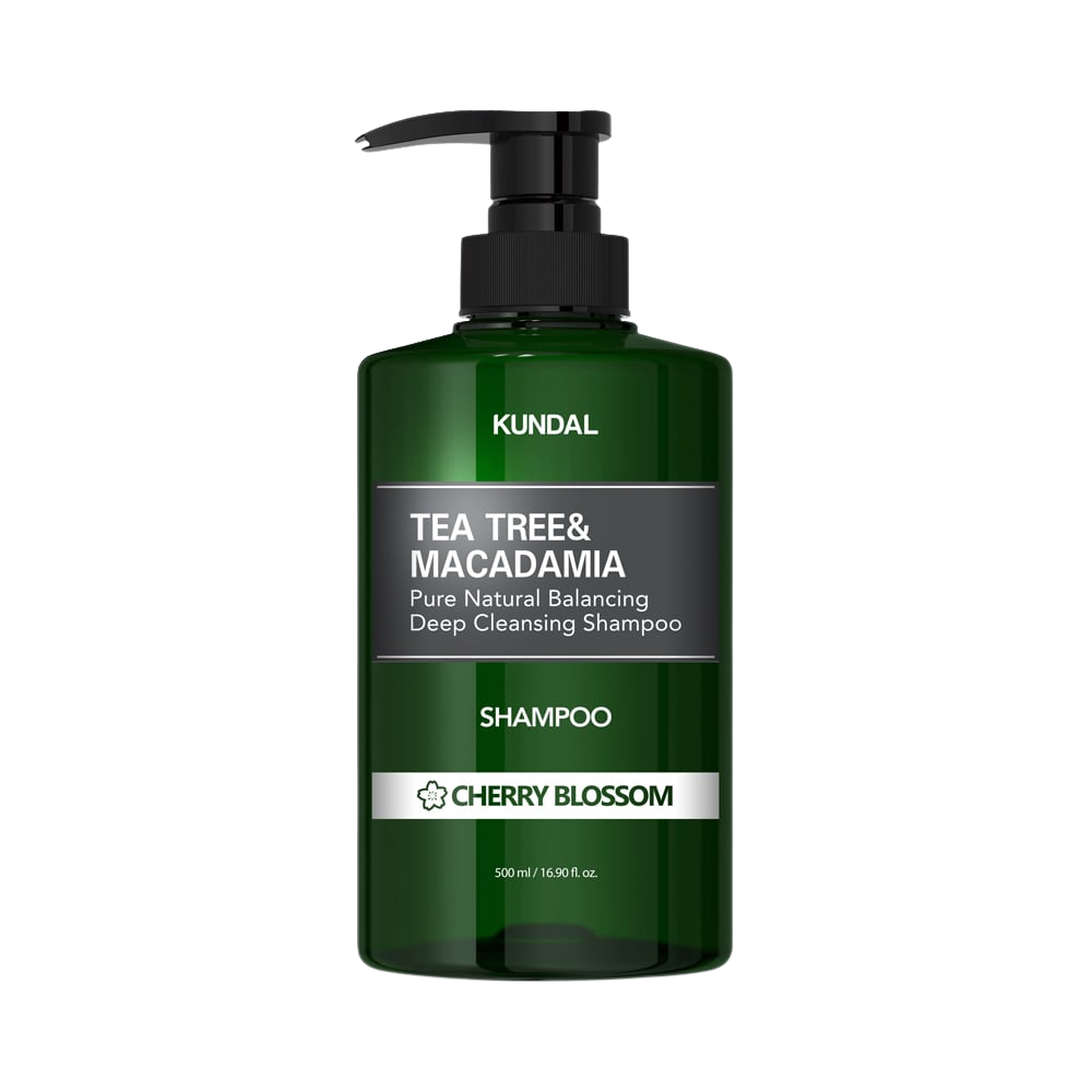 KUNDAL Tea Tree & Macadamia Deep Cleansing Shampoo (500ml) - Kiyoko Beauty