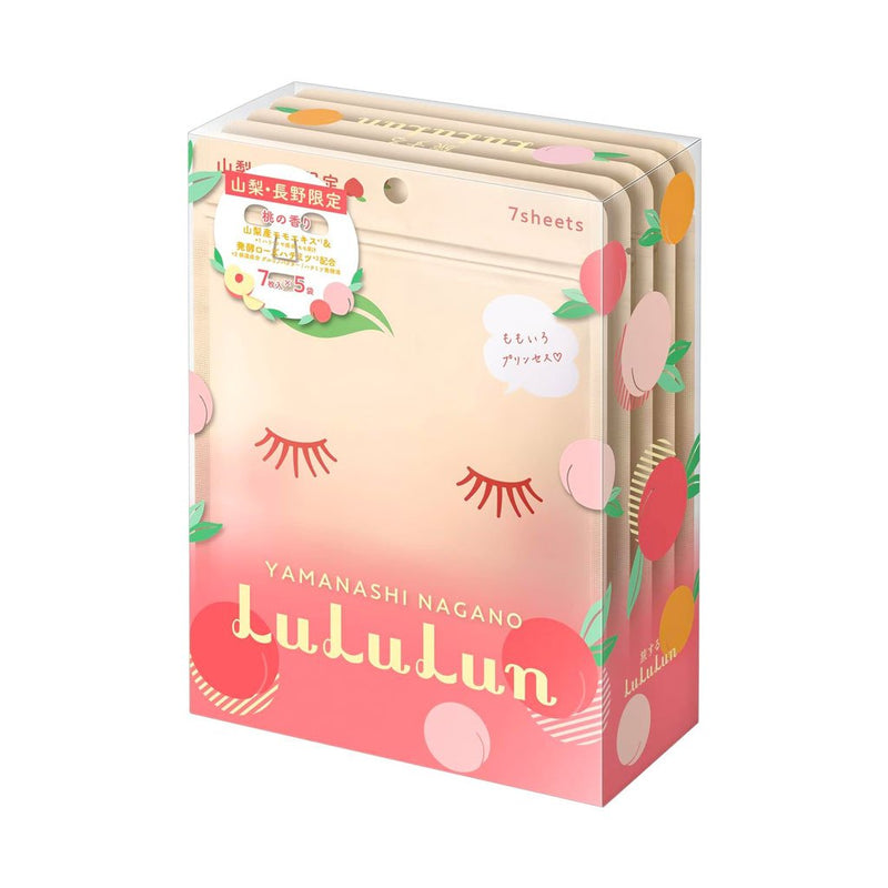 LULULUN Premium Yamanashi Nagano Peach Face Mask