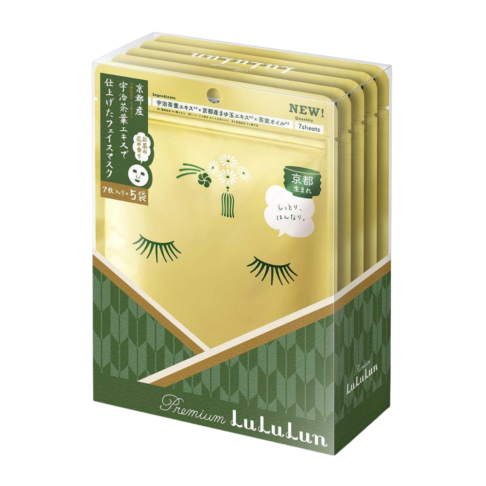 LULULUN Premium Kyoto Green Tea Sheet Mask - Kyoto Limited Release