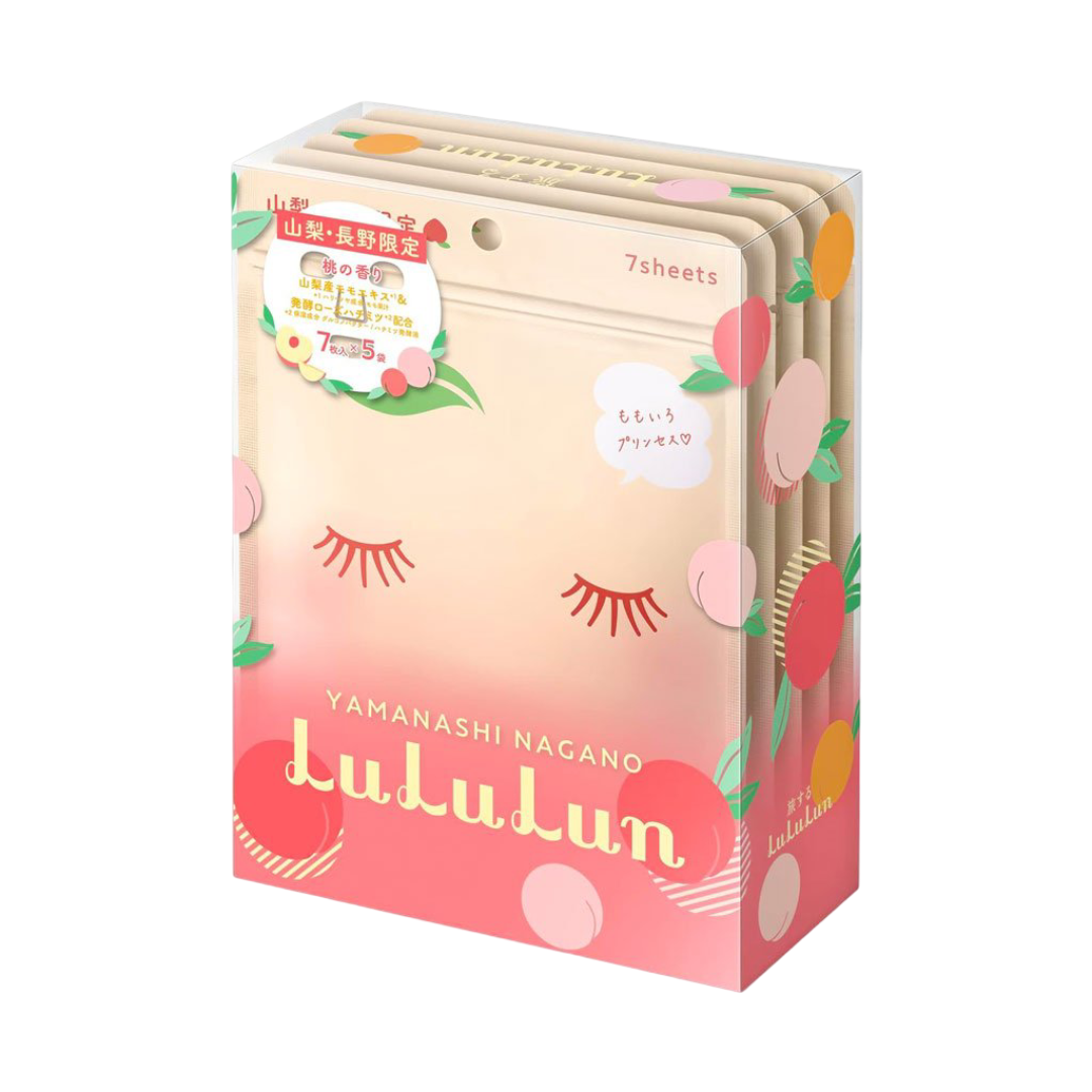 Lululun Premium Yamanashi Nagano Peach Face Mask