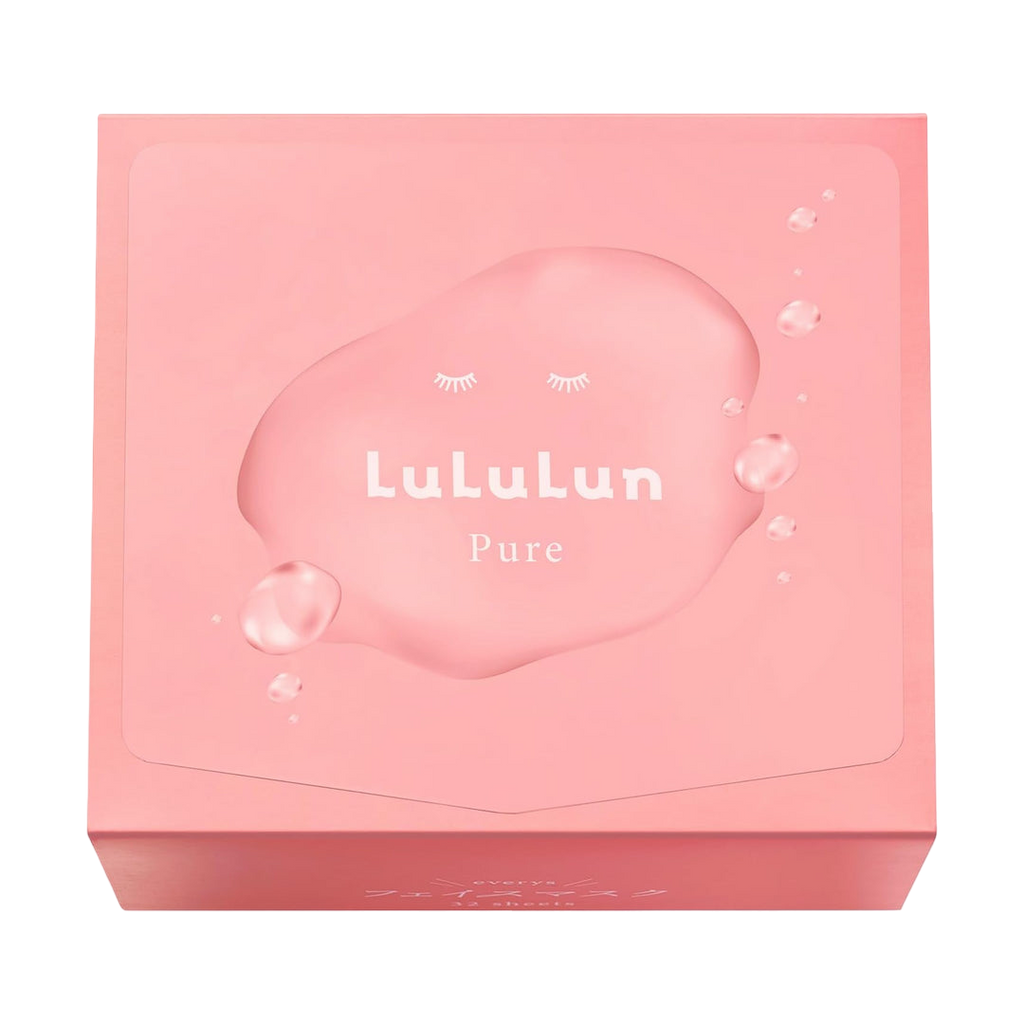 LULULUN Pure Everys Pink Face Mask