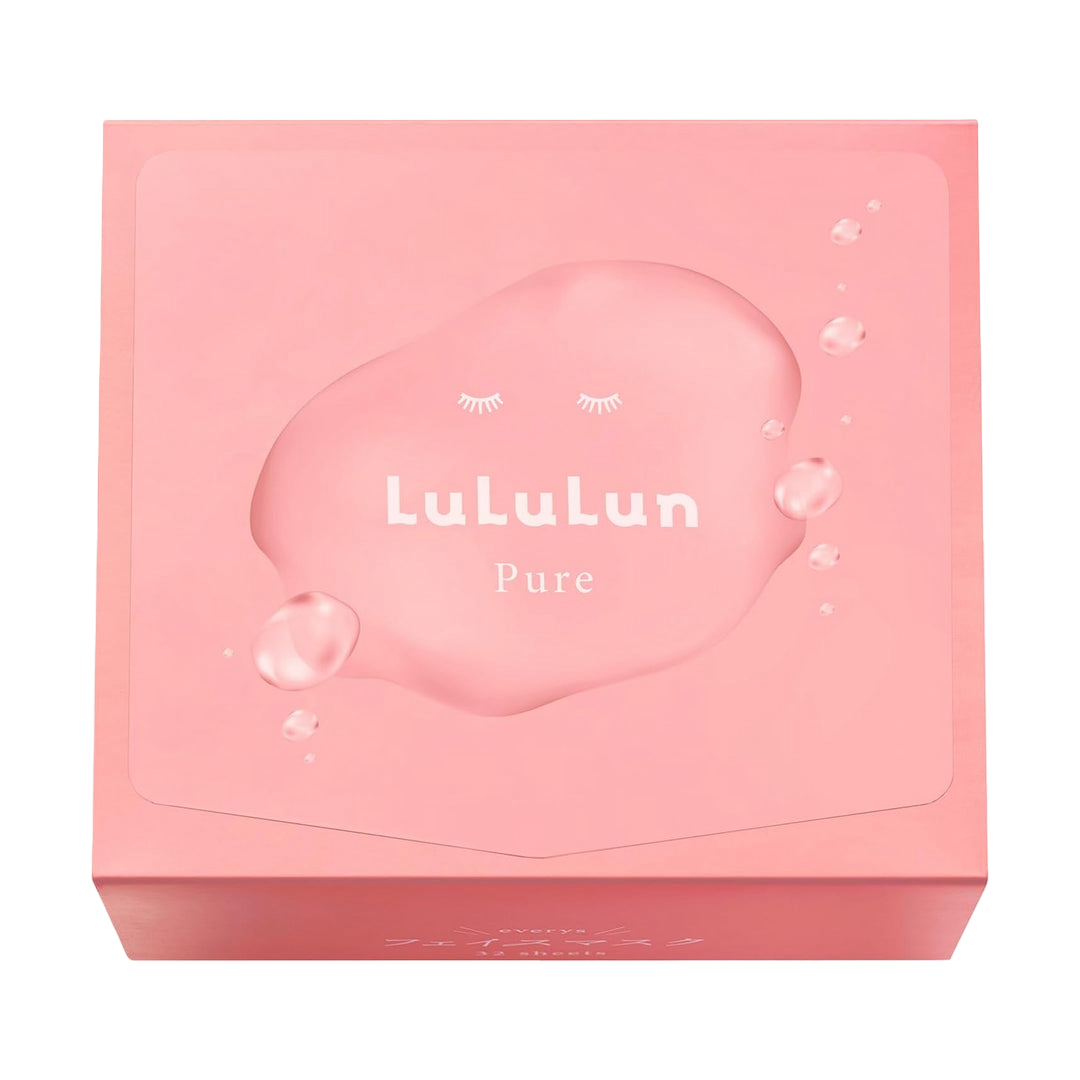 LULULUN Pure Everys Pink Face Mask