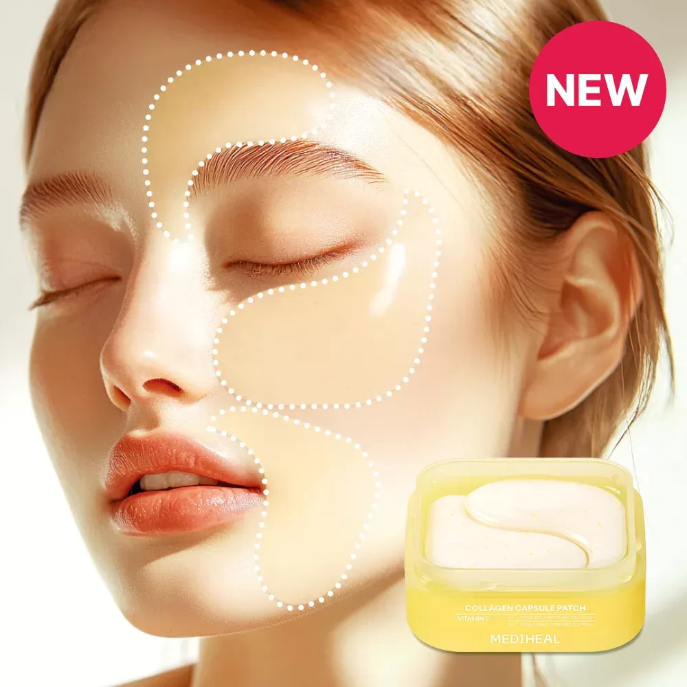 MEDIHEAL Vitamin C Firm Brightening Collagen Capsule Patch (60pcs)