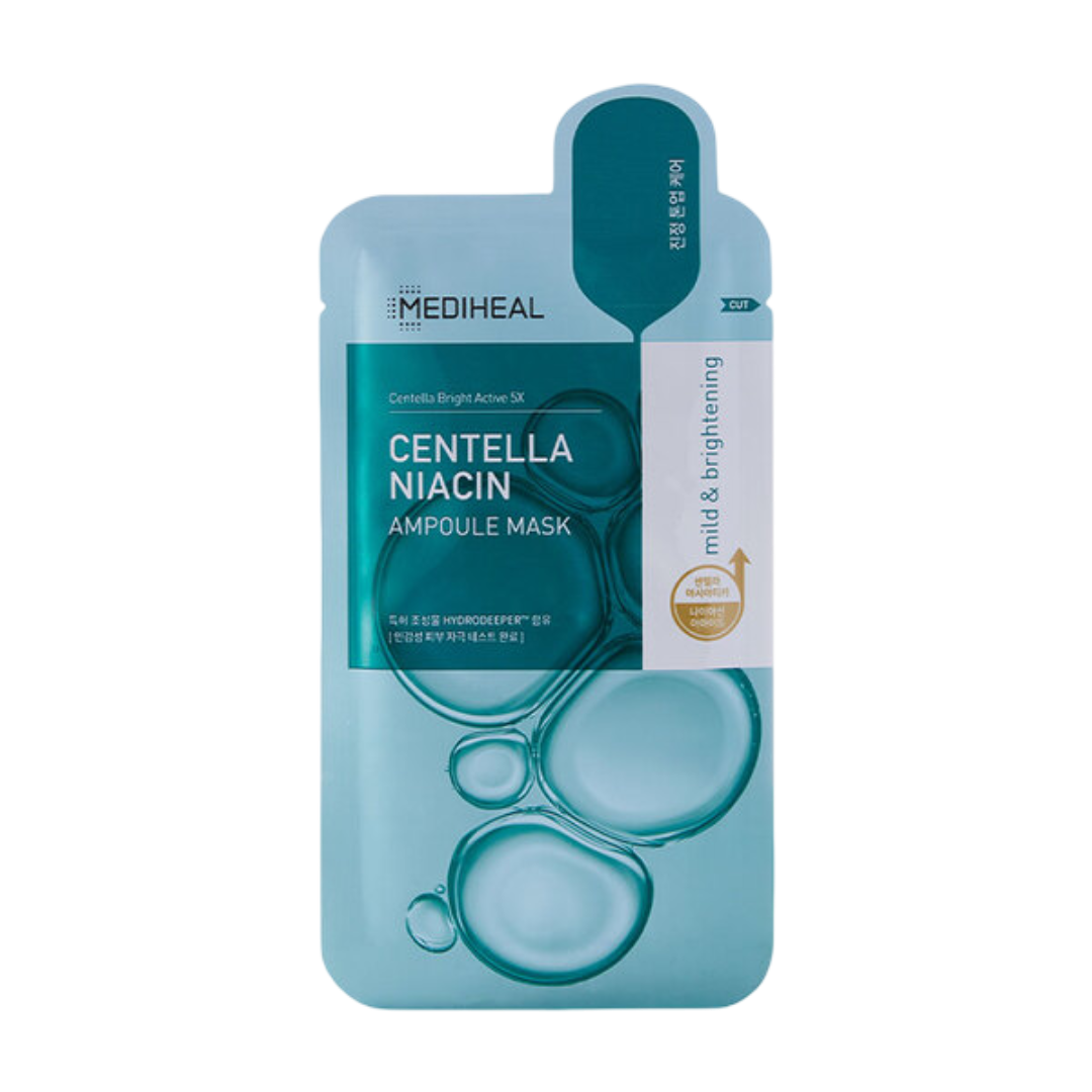 MEDIHEAL Centella Niacin Ampoule Mask (10 PCs) - Kiyoko Beauty