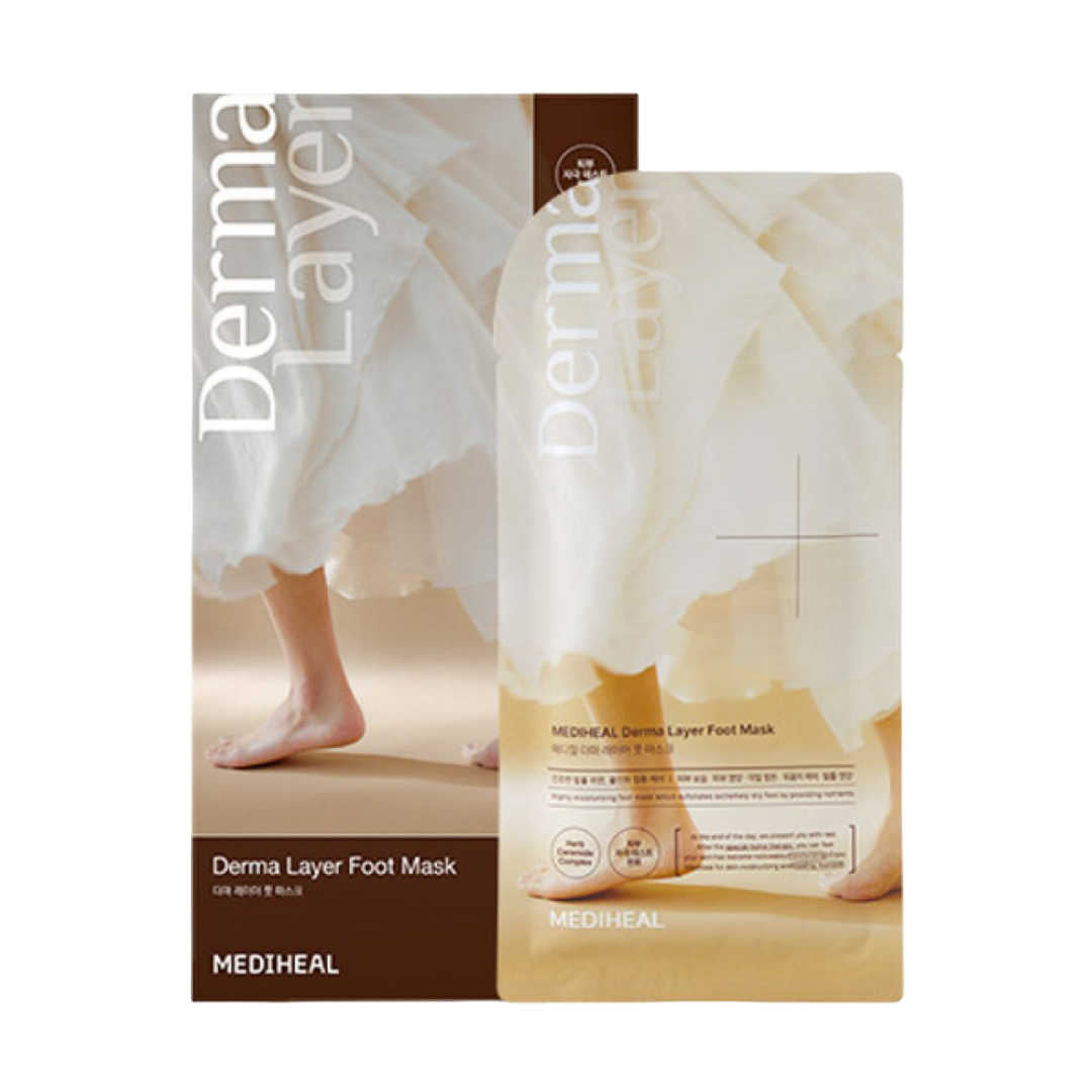MEDIHEAL Derma Layer Foot Mask - Kiyoko Beauty