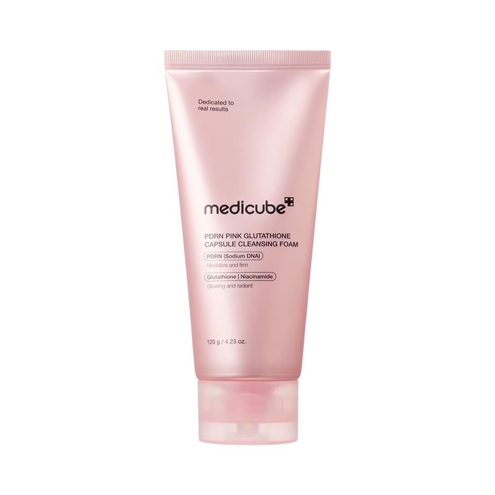 Medicube PDRN Pink Glutathione Capsule Cleansing Foam (120g)