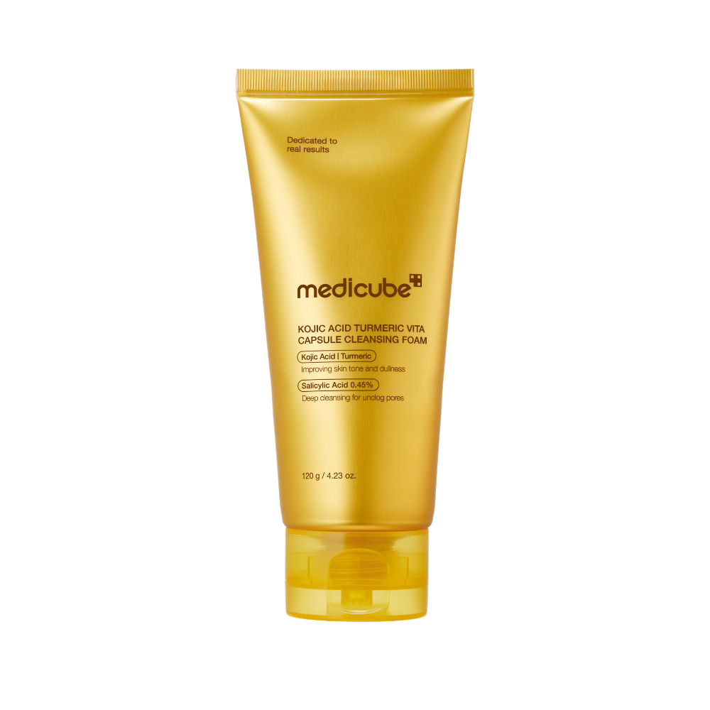 Medicube Kojic Acid Turmeric Vita Capsule Cleansing Foam (120g)