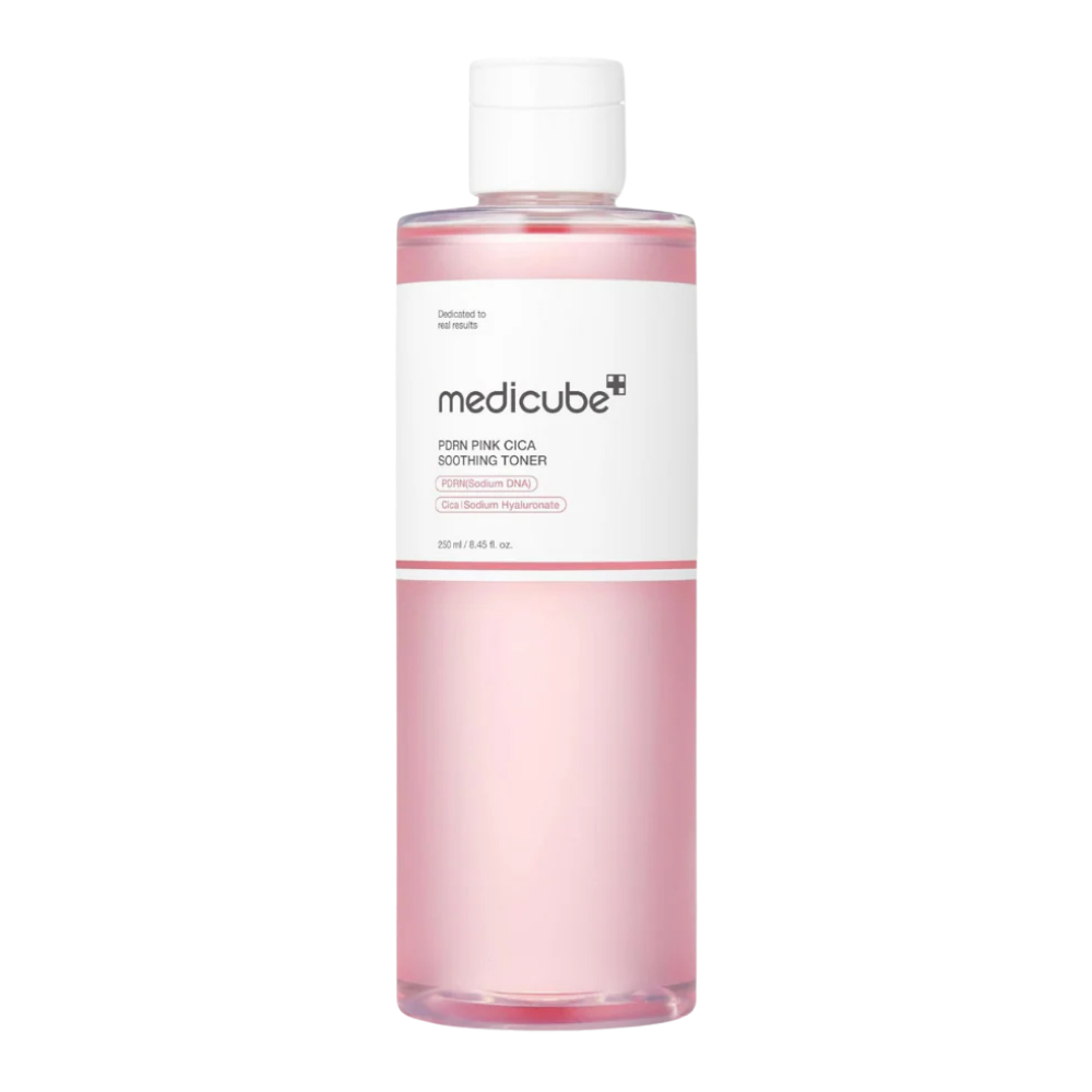 Medicube PDRN Pink Cica Soothing Toner (250ml) - Kiyoko Beauty