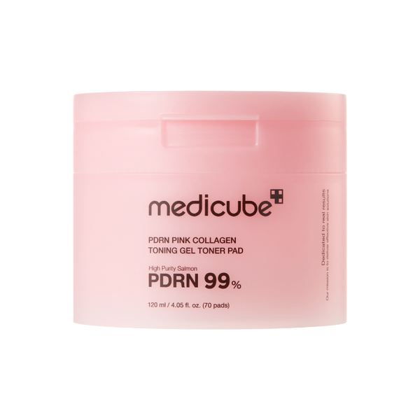 Medicube PDRN Pink Collagen Toning Gel Toner Pad (70 PCs)