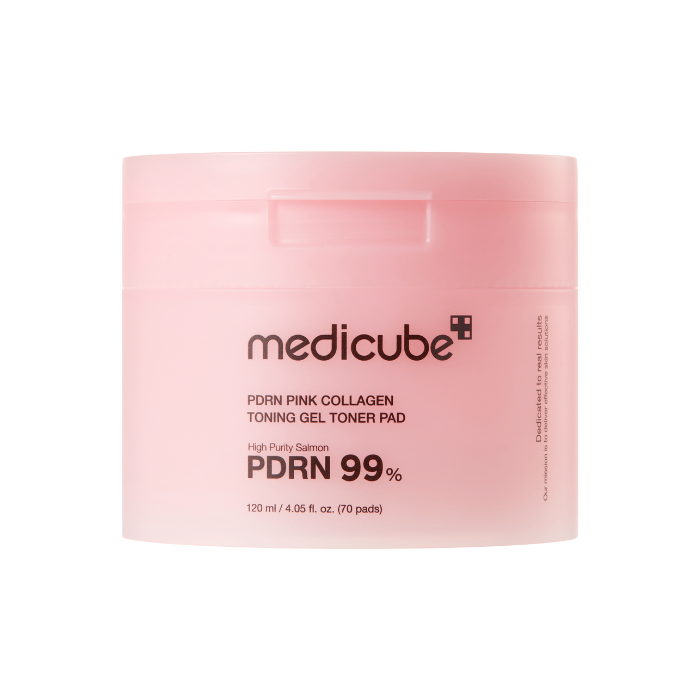 Medicube PDRN Pink Collagen Toning Gel Toner Pad (70 PCs)