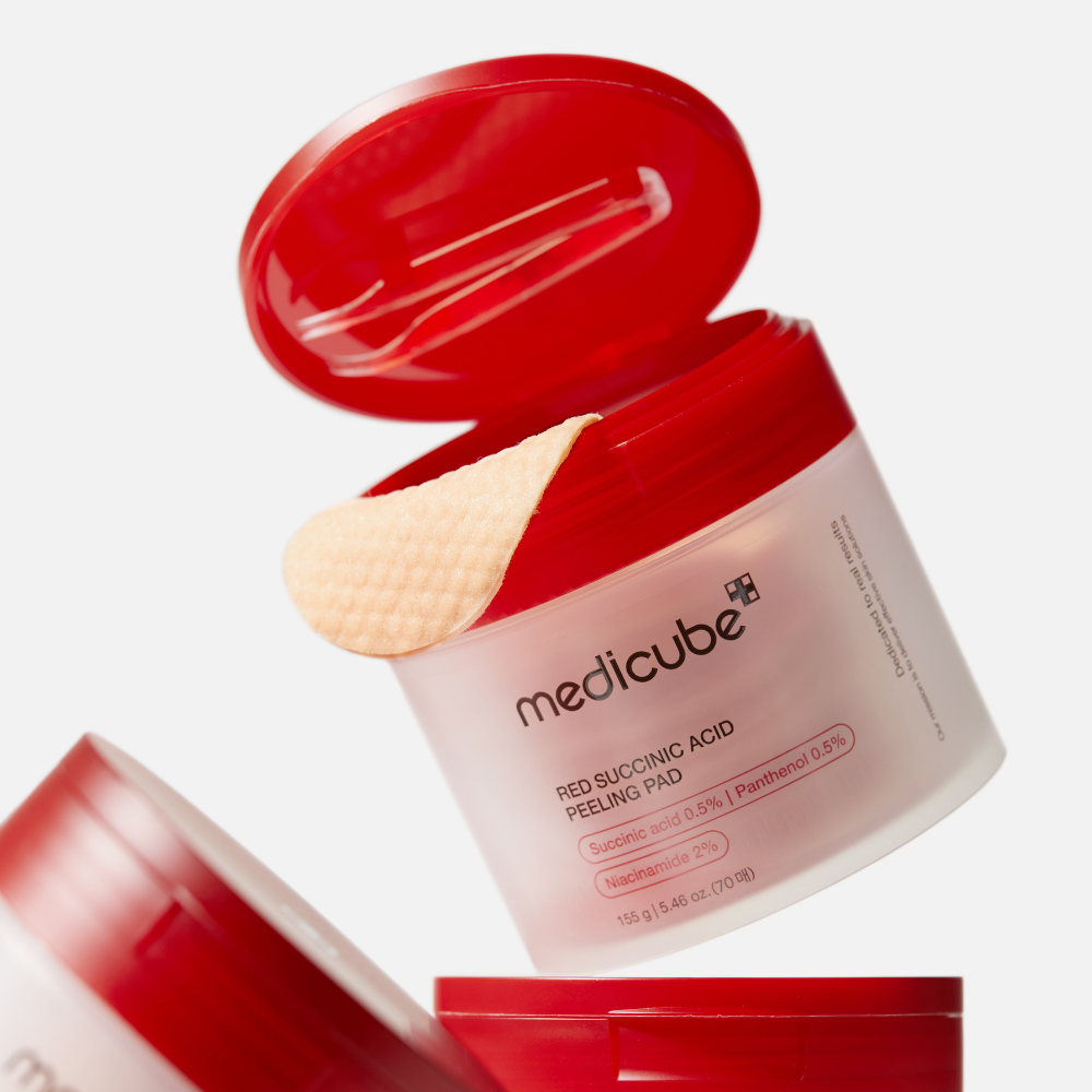 Medicube Red Succinic Acid Peeling Pad (70 PCs) - Kiyoko Beauty
