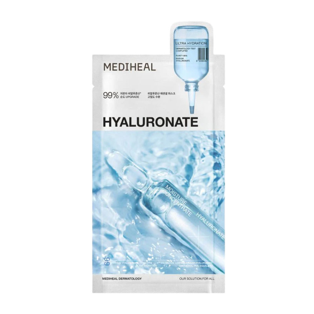 MEDIHEAL Hyaluronate Essential Mask - Ultra Hydration (10 PCs) - Kiyoko Beauty