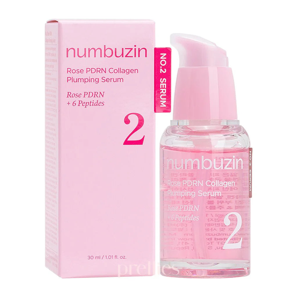 numbuzin No.2 Rose PDRN Collagen Plumping Serum (30ml)