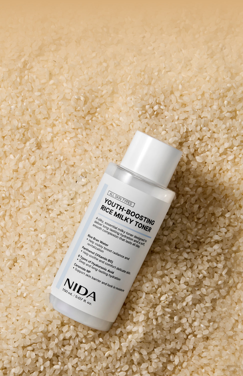 NIDA Youth-Boosting Rice Milky Toner (150ml)