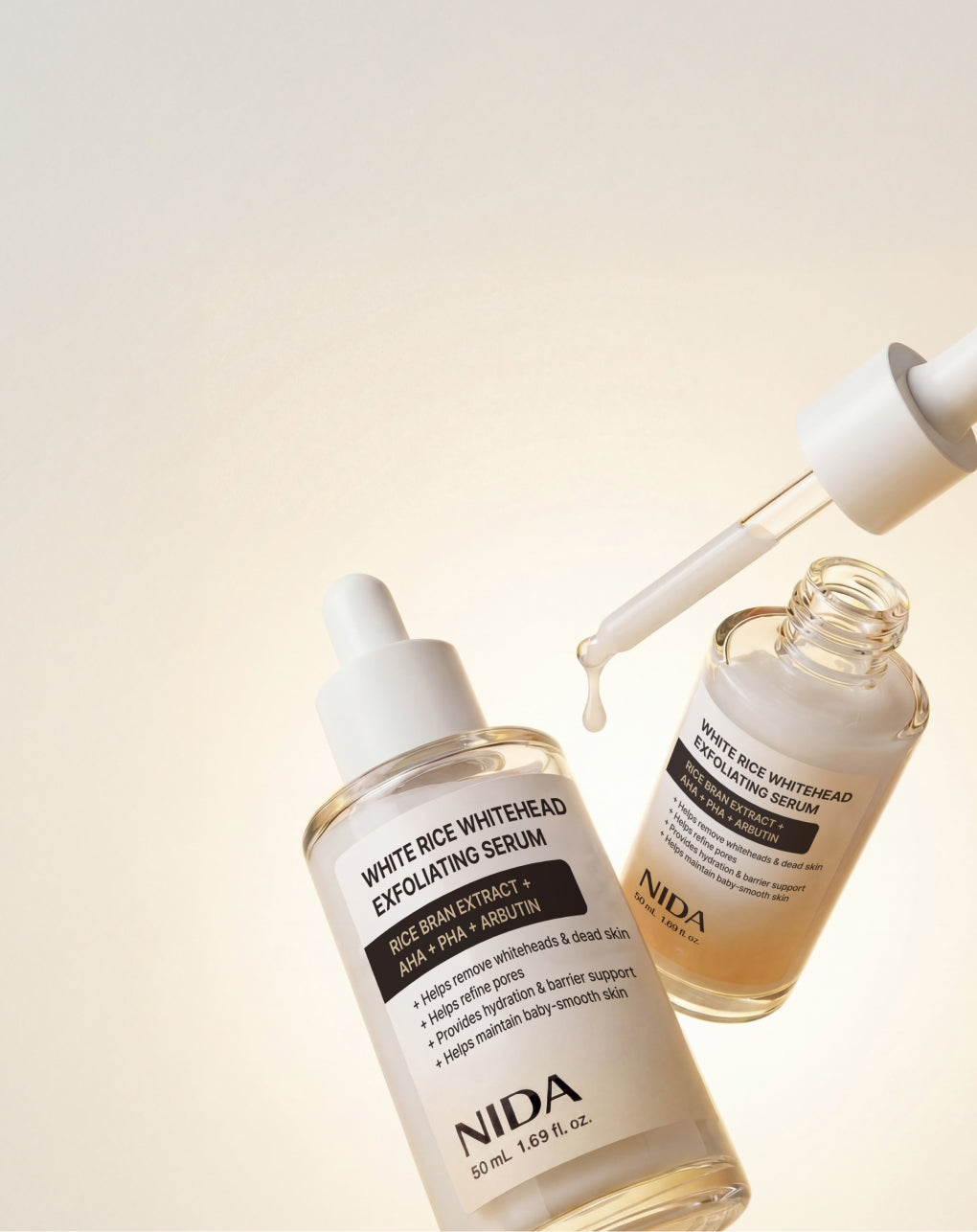 NIDA Black Rice Blackhead Exfoliating Serum (50ml)