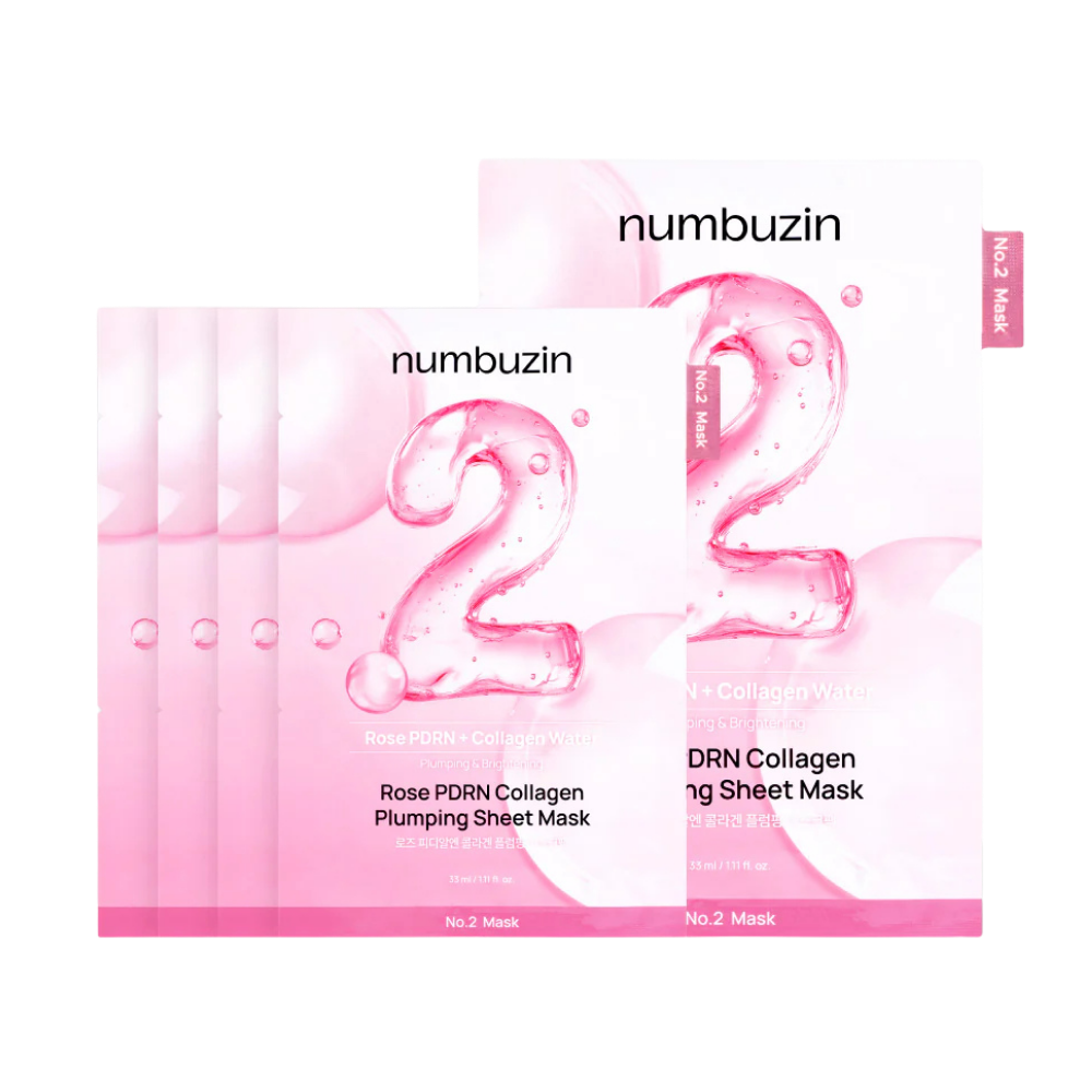 numbuzin No.2 Rose PDRN Collagen Plumping Sheet Mask
