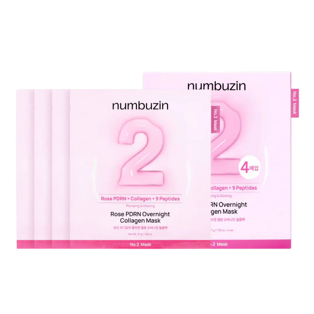 numbuzin No.2 Rose PDRN Overnight Collagen Mask