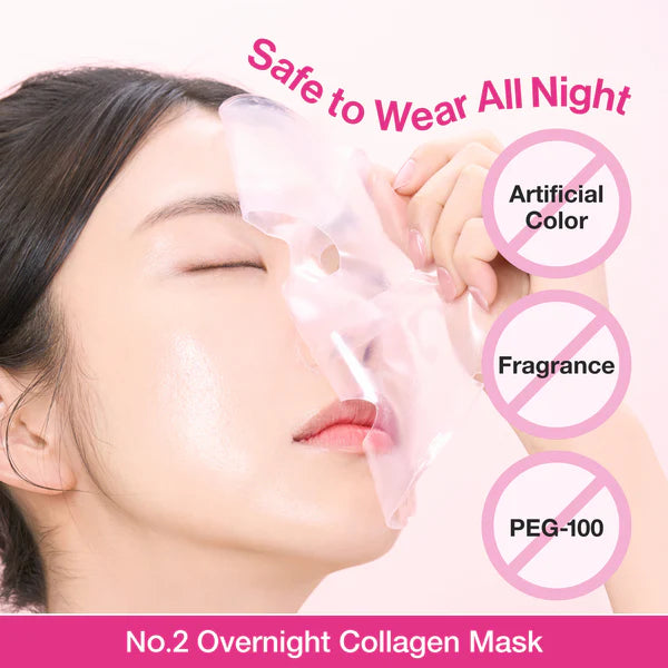numbuzin No.2 Rose PDRN Overnight Collagen Mask