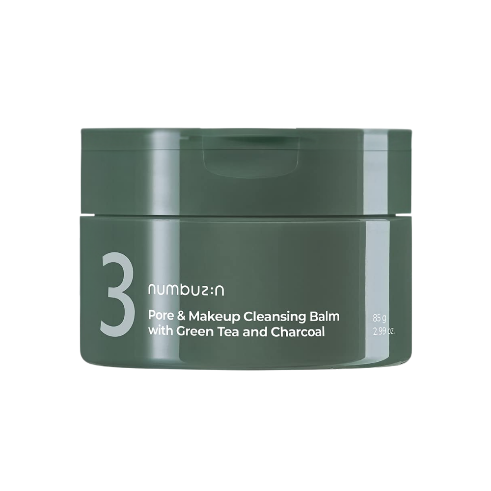 numbuzin No.3 Pore & Makeup Cleansing Balm with Green Tea and Charcoal (85g)