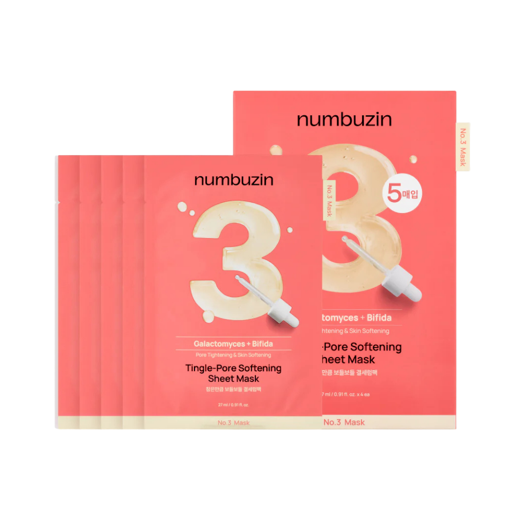 numbuzin No.3 Tingle-Pore Softening Sheet Mask