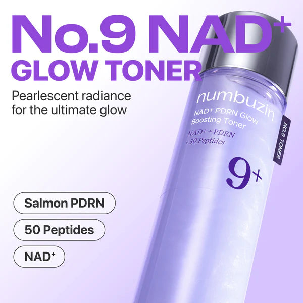 numbuzin No.9+ NAD+ PDRN Glow Boosting Toner (150ml)