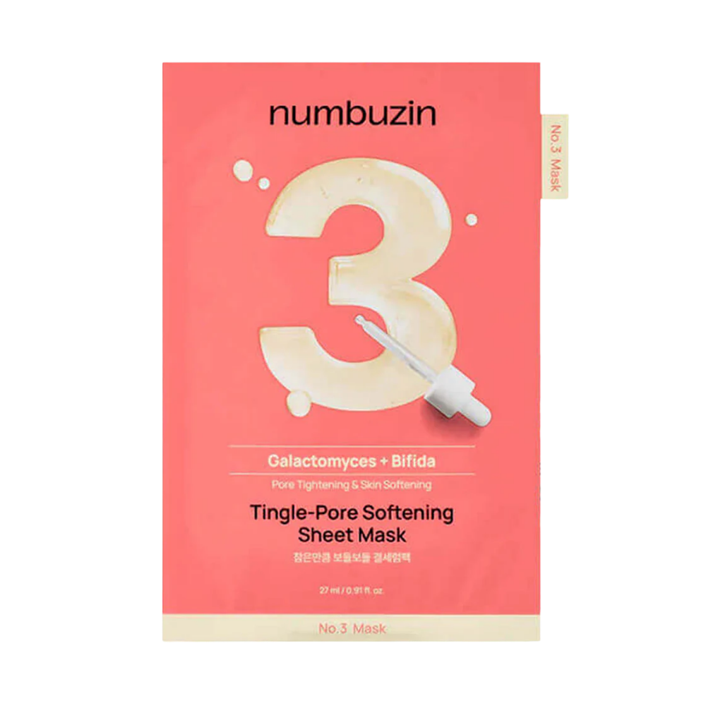 numbuzin No.3 Tingle-Pore Softening Sheet Mask