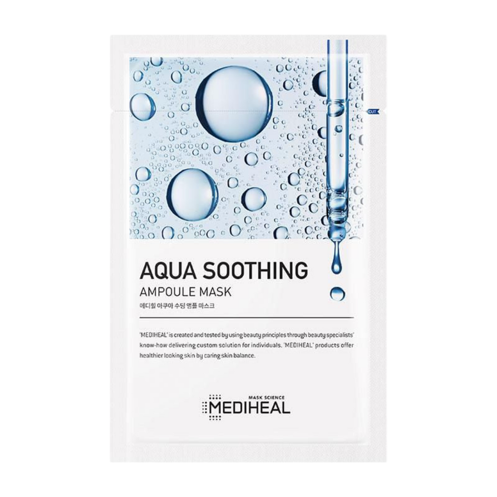 MEDIHEAL Aqua Soothing Ampoule Mask (10 PCs)
