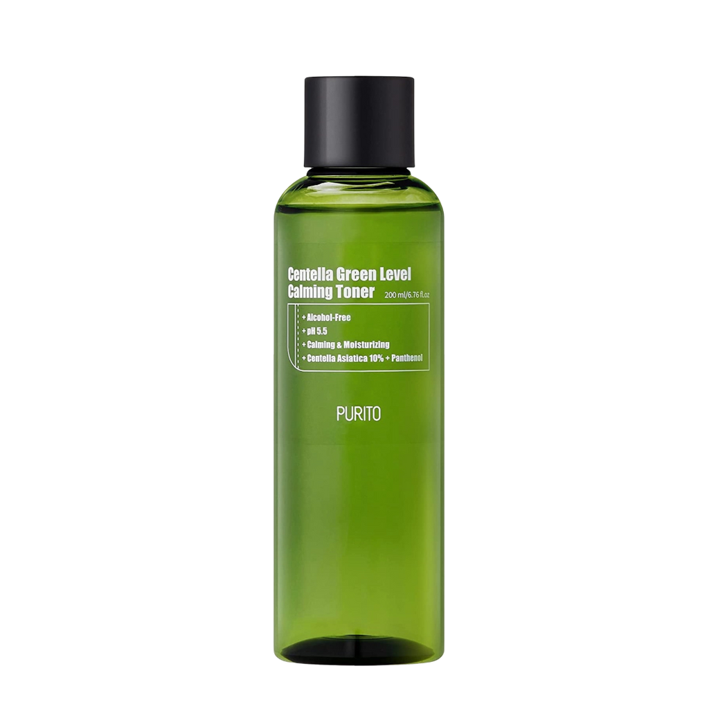 PURITO Centella Green Level Calming Toner (200ml) - Kiyoko Beauty