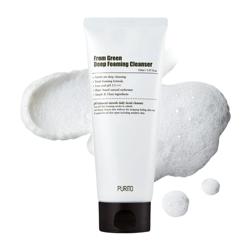 PURITO From Green Deep Foaming Cleanser (150ml) - Kiyoko Beauty