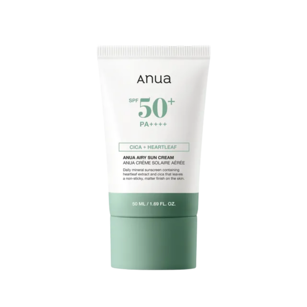 ANUA Airy Sun Cream SPF 50+ PA++++ (50ml) - Kiyoko Beauty