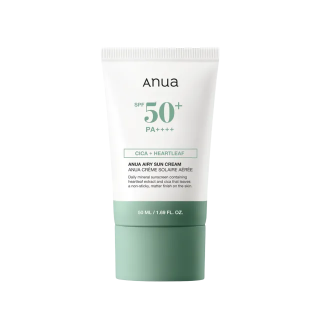 ANUA Airy Sun Cream SPF 50+ PA++++ (50ml) - Kiyoko Beauty