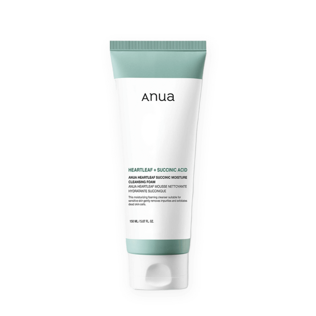 ANUA Heartleaf Succinic Moisture Cleansing Foam - Kiyoko Beauty