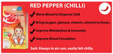 Ashirira Foot Relax Sheet: Red Pepper