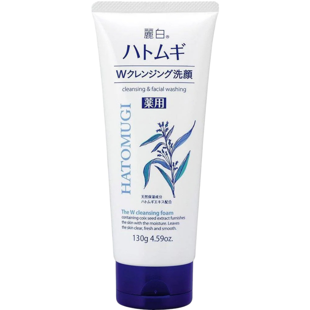 Reihaku Hatomugi White Coix Face Wash Foam (170g) - Kiyoko Beauty