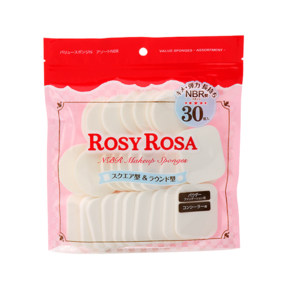 ROSY ROSA Value Sponge - N Assorted NBR (30pcs)