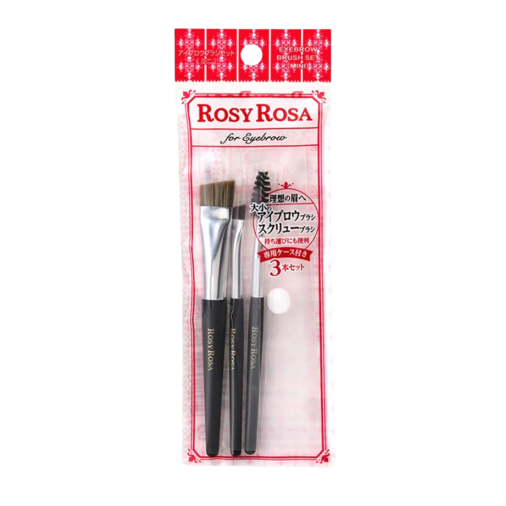 ROSY ROSA Eyebrow Brush Set - Mini (3pcs)