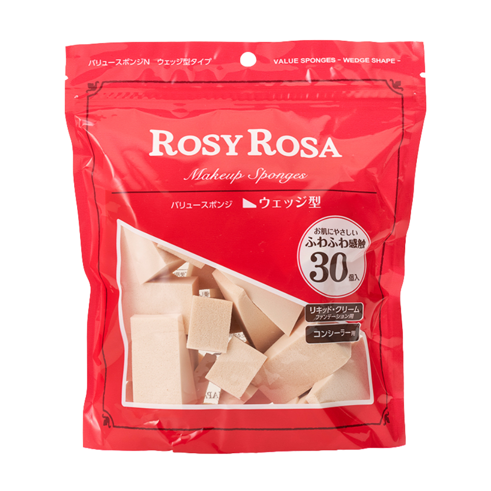 ROSY ROSA Value Sponge - N Wedge (30pcs) - Kiyoko Beauty