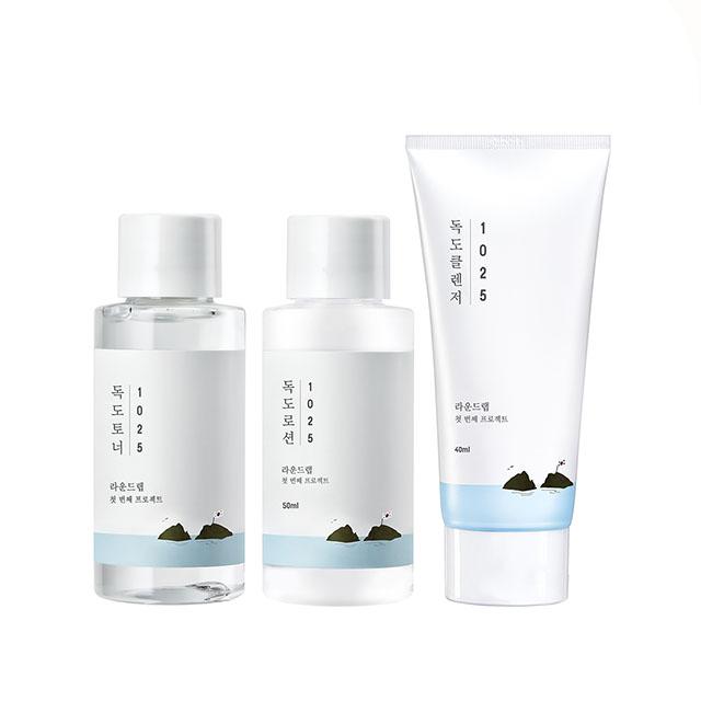 ROUND LAB 1025 Dokdo On The Go Kit Set - Kiyoko Beauty