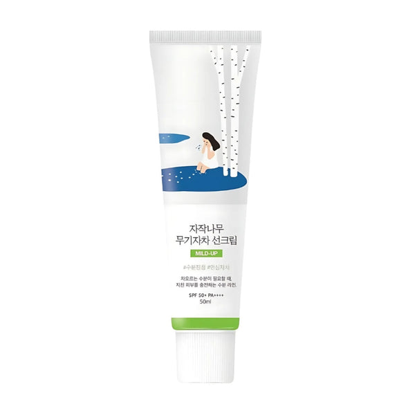 ROUND LAB Birch Juice Moisturizing Mild-Up Sun Cream SPF50+ PA++++ (50ml)