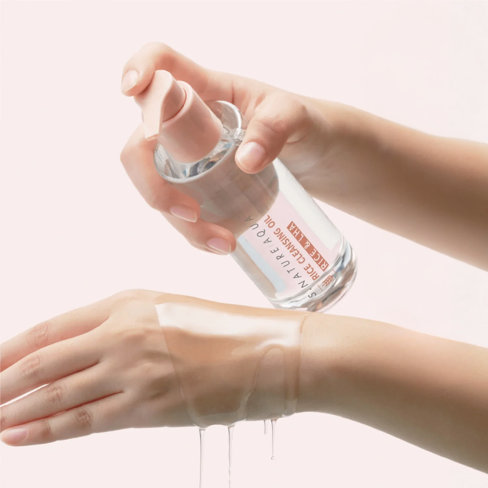 S.NATURE Aqua Rice Cleansing Oil (200ml) - Kiyoko Beauty