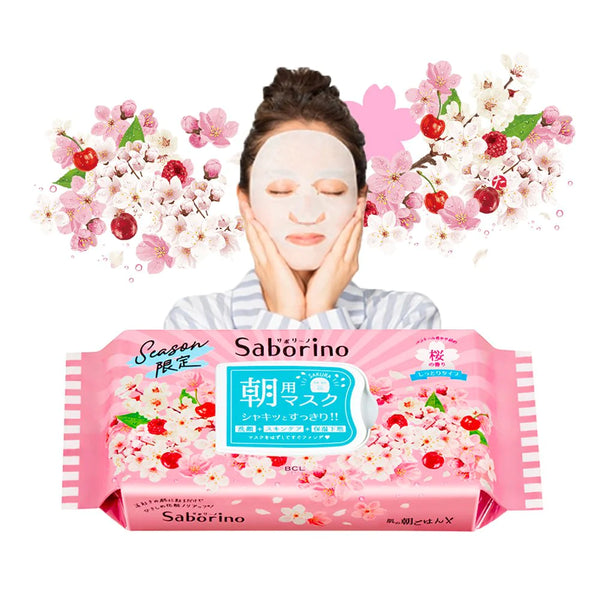 BCL Saborino Morning Facial Sheet Mask Sakura (28 pcs)