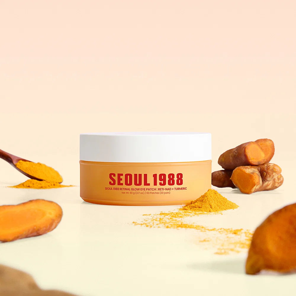 K-SECRET SEOUL 1988 Retinal Glow Eye Patch: RETI-NAD + Turmeric (60pcs) - Kiyoko Beauty