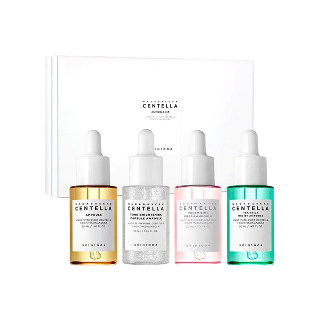 SKIN1004 Madagascar Centella Ampoule Kit (4 PCs) - Kiyoko Beauty