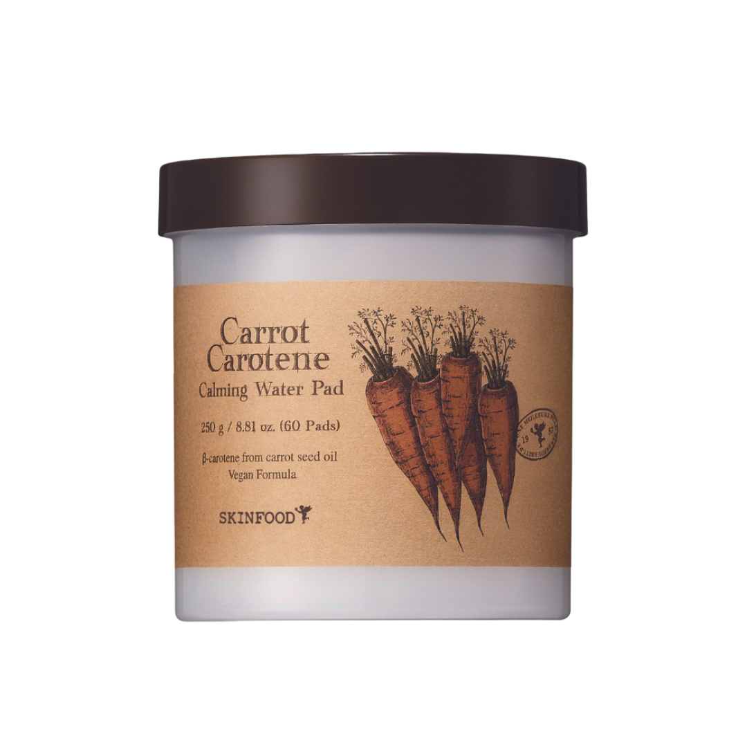 SKINFOOD Carrot Carotene Calming Water Pad (60pcs) - Kiyoko Beauty