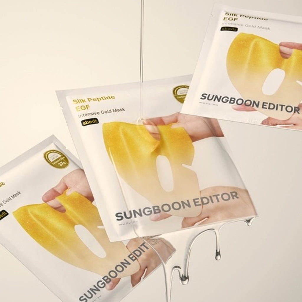 Sungboon Editor Silk Peptide EGF Intensive Gold Sheet Mask (4 PCs)